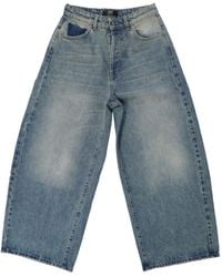 HTC - Baggy Wide-Leg Jeans - Lyst
