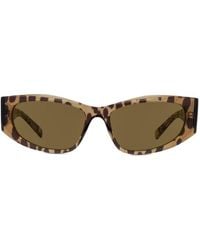 Givenchy - Animal-Print Cat Eye-Frame Sunglasses - Lyst