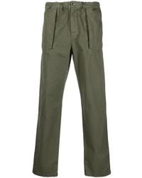 Aspesi - Straight-Leg Cotton Trousers - Lyst