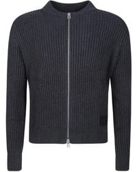 Carrera - Ash Ribbed-Knit Bomber Cardigan - Lyst