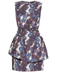 Baum und Pferdgarten - Anesa Floral-Print Belted Mini Dress - Lyst