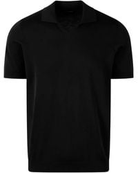 Drumohr - V-Neck Short-Sleeve T-Shirt - Lyst