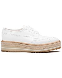 ladies flatform brogues