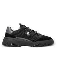 Pinko - Glitter-Panelled Chunky Sneakers - Lyst