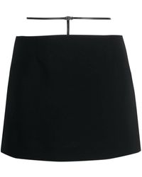 DSquared² - Strap-detail Mini Skirt - Lyst