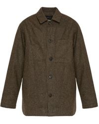 Yves Salomon - Tweed Shirt Jacket - Lyst