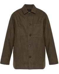 Yves Salomon - Tweed Shirt Jacket - Lyst