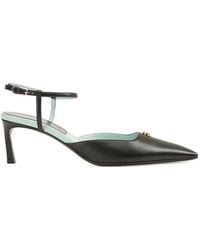 Sergio Rossi - Surge Ankle-Strap Logo-Detail Pumps - Lyst
