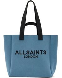 AllSaints - Izzy Logo-Detail Tote Bag - Lyst