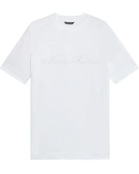 Brooks Brothers - T-Shirt Mit Logo-Stickerei - Lyst