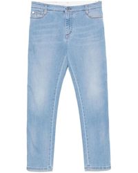 Ermanno Scervino - Logo-Patch Slim Jeans - Lyst