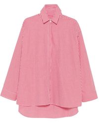 Marie Adam-Leenaerdt - Gingham-Check Oversized Shirt - Lyst