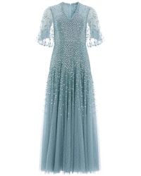 Needle & Thread - Vestido De Fiesta Con Lentejuelas - Lyst