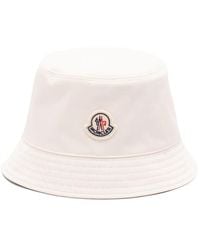 Moncler - Fischerhut Mit Logo-Patch - Lyst