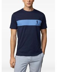 Hackett - Colour-Block Panel T-Shirt - Lyst