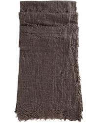 Rick Owens - Frayed-edge Scarf - Lyst