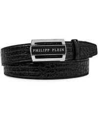 Philipp Plein - Leather Belt Cocco - Lyst