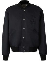 Jil Sander - Embroidery Button Bomber Jacket - Lyst