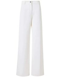 Akris - Finnian Wide-Leg-Jeans - Lyst