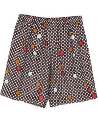 MM6 by Maison Margiela - Floral-Print Swim Shorts - Lyst