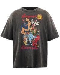 SAINT Mxxxxxx - Graphic-Print Distressed T-Shirt - Lyst