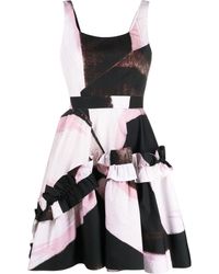 Alexander McQueen - Printed Mini Dress - Lyst