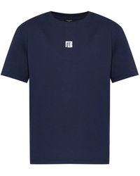 Balmain - Cotton T-Shirts Loose Sleeve - Lyst