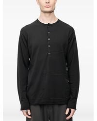 DEVOA - Jersey Con Cuello Henley - Lyst