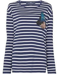 Stella McCartney - X Disney Fantasia Mickey Striped T-Shirt - Lyst