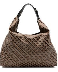 Gherardini - Monogram-Print Shoulder Bag - Lyst