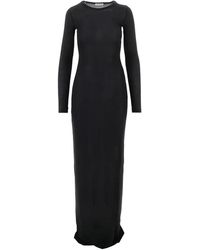 7 For All Mankind - Long-Sleeve Maxi Dress - Lyst
