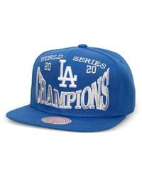 Mitchell & Ness - Mlb 2020 Los Angeles Dodgers Embroidered Snapback Cap - Lyst