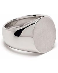 Tom Wood - Anello Oval Satin - Lyst