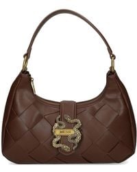 Just Cavalli - Woven Snake-Detail Bag - Lyst