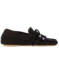 Anniel - Fringed Suede Loafers - Lyst