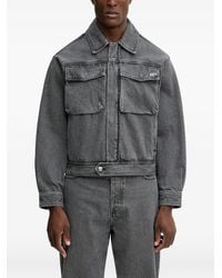 Filling Pieces - Logo-Detail Shirt Jacket - Lyst