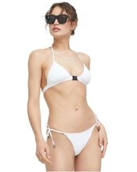 Trussardi - Buckle-Fastening Halterneck Bikini Top - Lyst