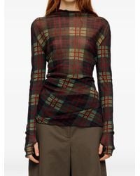 Bimba Y Lola - Plaid Top - Lyst