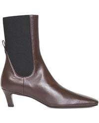 TOTEME - 50Mm Leather Chelsea Boots - Lyst