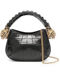 Roberto Cavalli - Croc-Embossed Mini Bag - Lyst