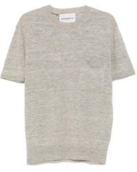 Amaranto - Ribbed Short-Sleeve T-Shirt - Lyst