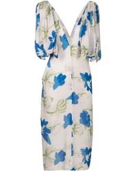 Rejina Pyo - Floral-print Sleeveless Dress - Lyst