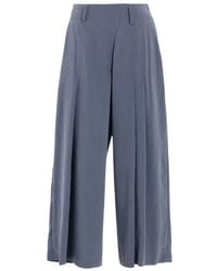 Y's Yohji Yamamoto - プリーツ ワイドパンツ - Lyst