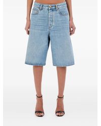 Amiri - Knee-Length Denim Shorts - Lyst
