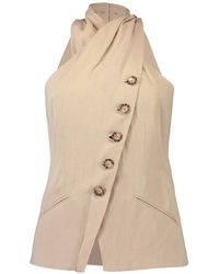 Veronica Beard - Asymmetrische Haltertop - Lyst