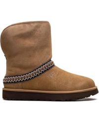 UGG - Classic Short Crescent "Chestnut" Boots - Lyst