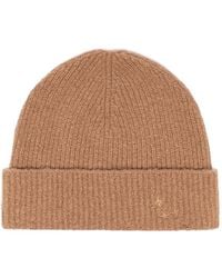 Laneus - Berretto A Coste Con Ricamo Logo - Lyst