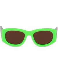 Off-White c/o Virgil Abloh - Lunettes De Soleil À Monture Ronde - Lyst