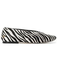 Anine Bing - Ana Flats Calf Hair Zebra - Lyst
