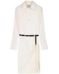 Coperni - Belted Draped Dress - Lyst